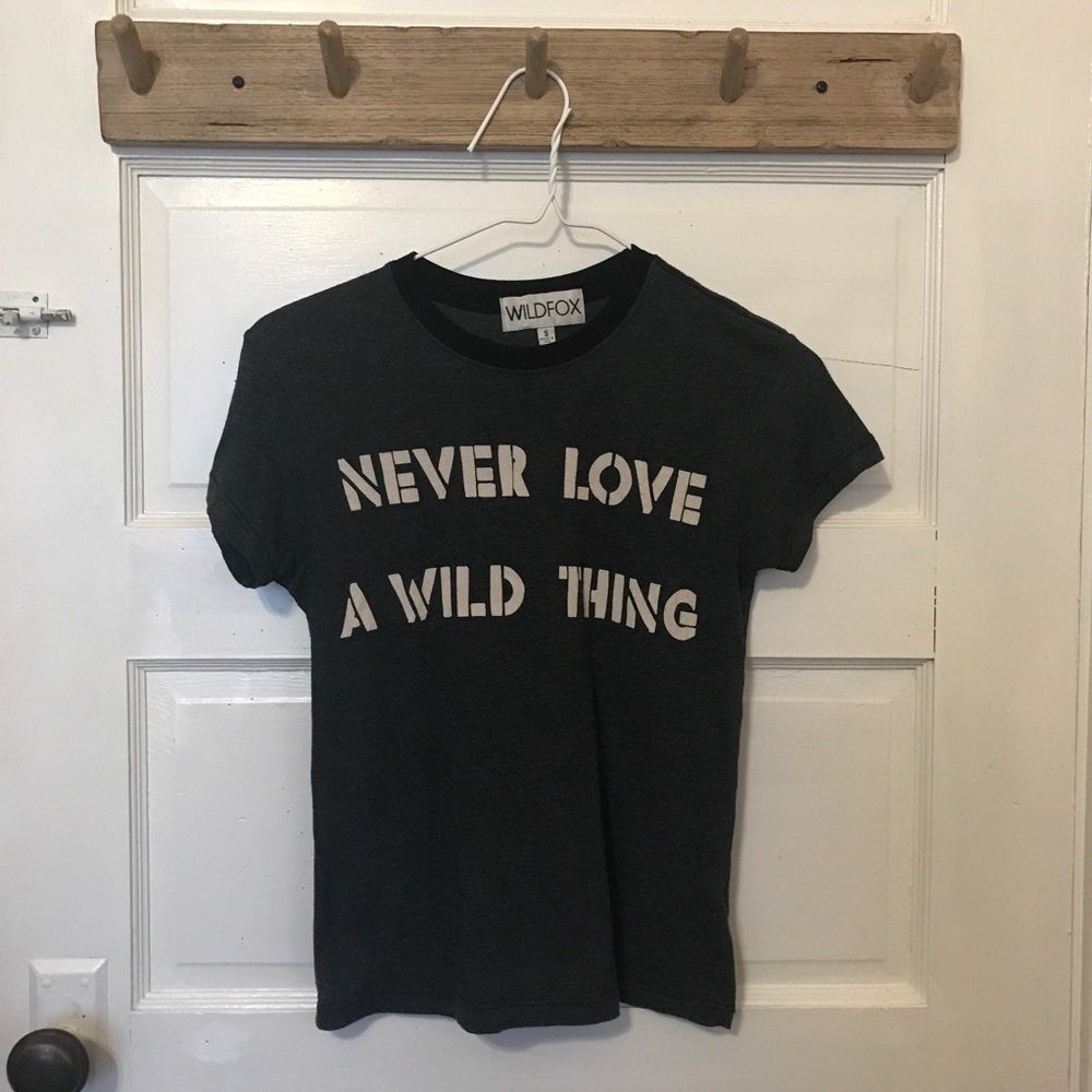 Wildfox | Never Love a Wild Thing Shirt
